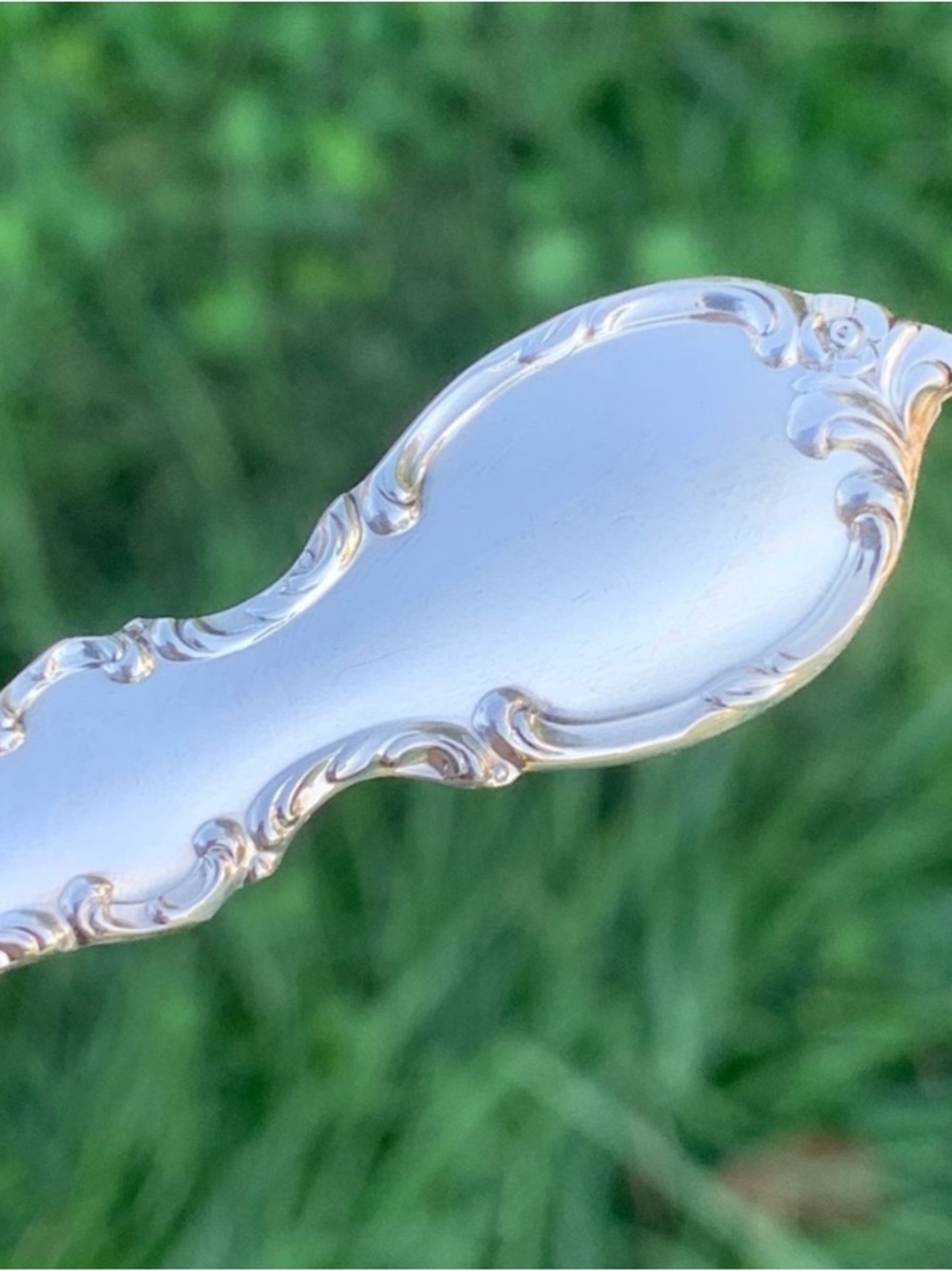 Vintage Silverware Serving Pieces Simple Floral Pattern Rogers Reflections